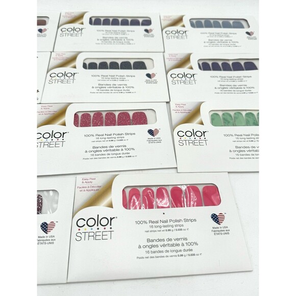 Color Street Nail Strips Lot 11 Packs Assorted Colors - Picture 6 of 10